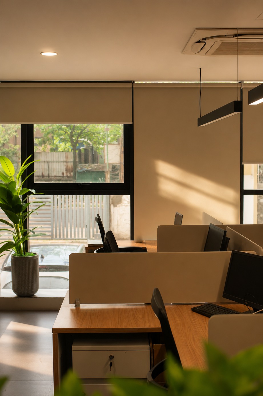 Daylit desks at Jamna Auto Industries